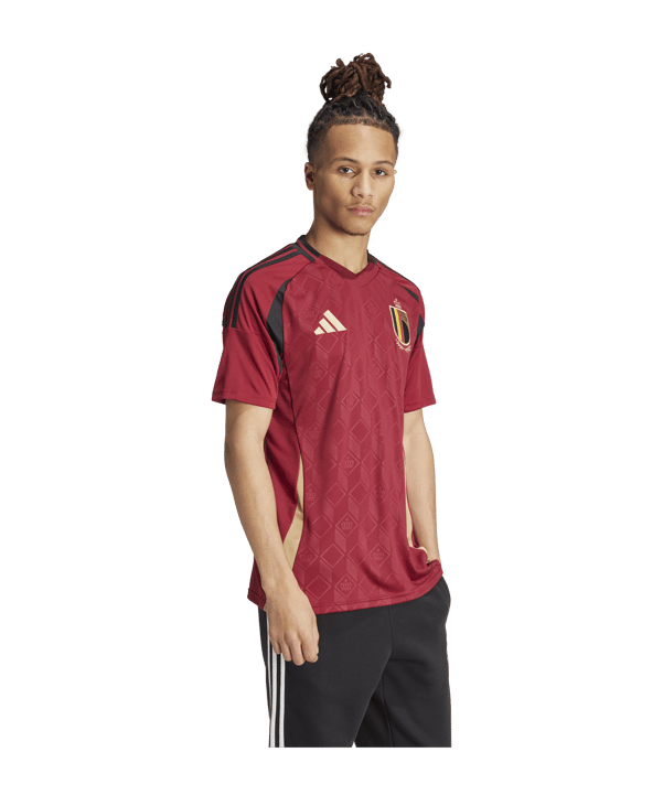 adidas Belgien Trikot Home EM 2024 Rot - rot