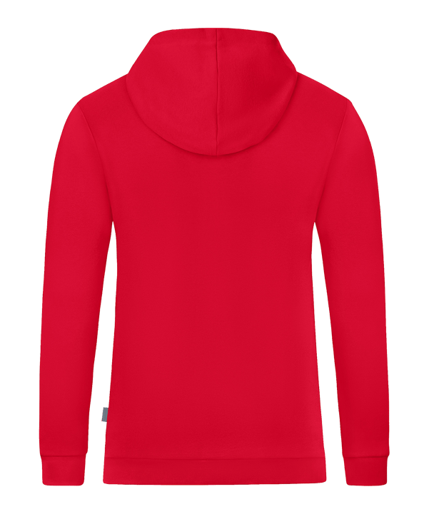 JAKO Organic Hoody Rot F100 - rot