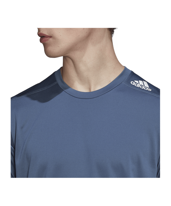 adidas Designed 4 Running T-Shirt Blau - blau