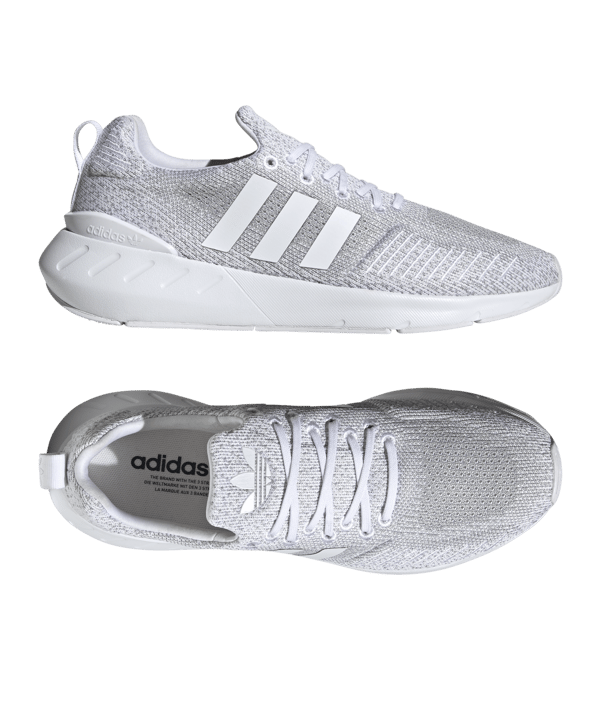 adidas Originals Swift Run 22 Weiss Grau - weiss