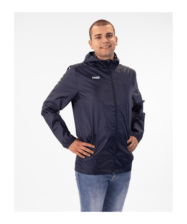 JAKO Team 2.0 Veste de pluie Bleu C900 - bleu