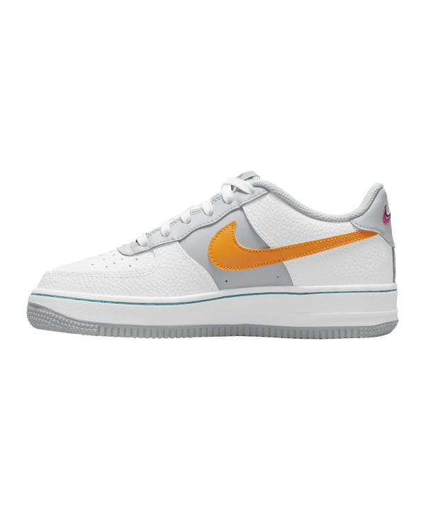 Nike Air Force 1 LV8 Kids (GS) Weiss Blau F100 - weiss