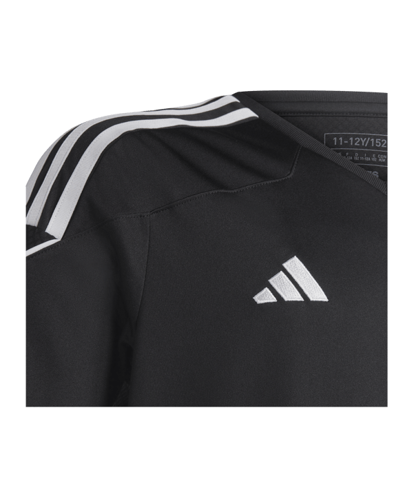 adidas Tiro 23 Trikot Kids Schwarz Weiss - schwarz