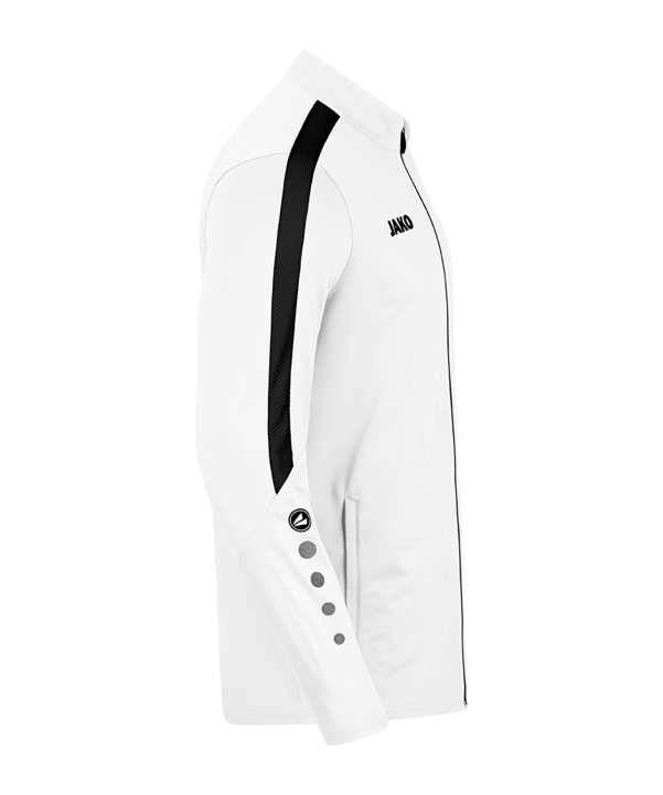 JAKO Power Polyesterjacke Weiss Schwarz F000 - weiss