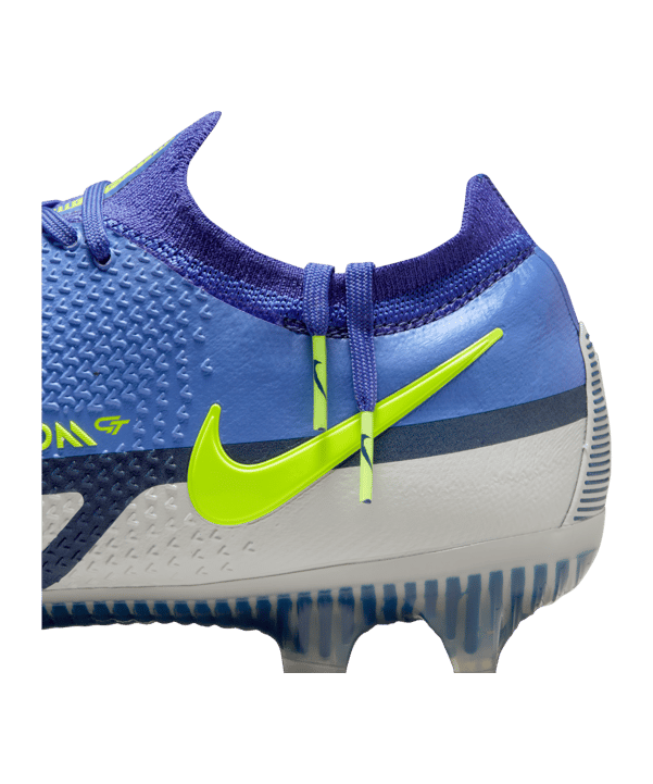 Nike Phantom GT2 Recharge Elite FG Blau Gelb Grau F570 - blau