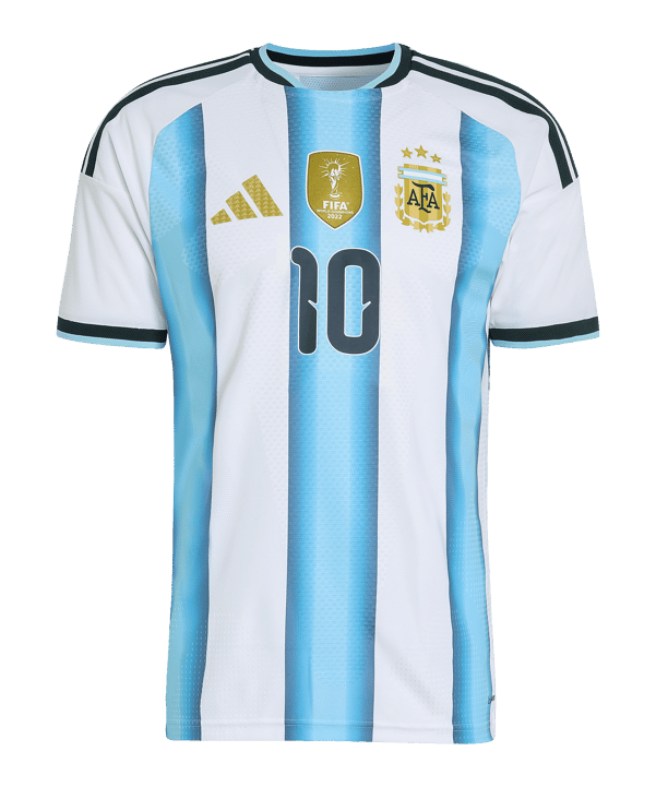 adidas Argentinien Authentic MESSI Trikot Home WM 2026 Weiß - weiss