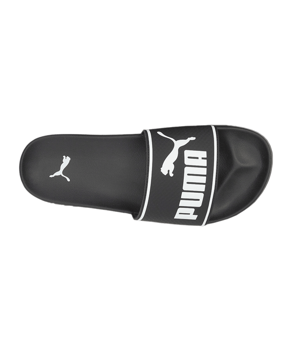 PUMA Leadcat 2.0 Badelatsche Schwarz Weiss F01 - schwarz
