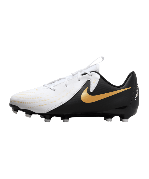 Nike Jr Phantom GX II Academy FG/MG Mad Ready Weiss Schwarz F100 - weiss