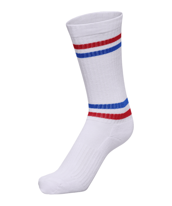 Hummel hml 3er Pack Chevron High Socken Weiß F9353 - weiss
