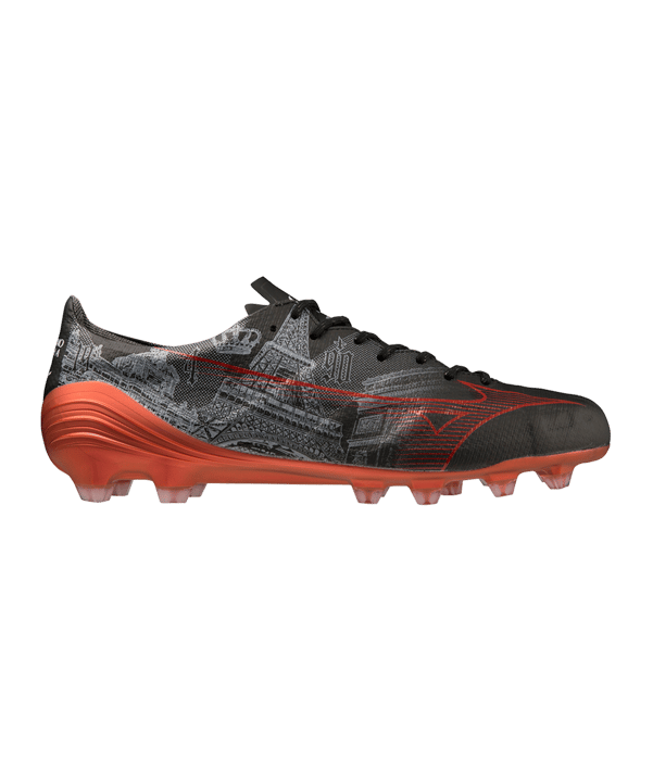 Mizuno Alpha Made in Japan FG Sergio Ramos 4 Schwarz Rot F04 - schwarz