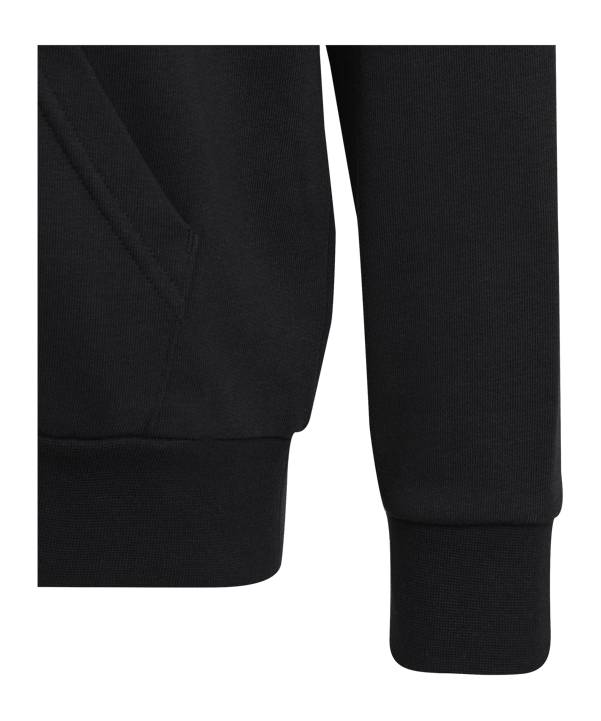 adidas Big Logo Essentials Hoody Kids Schwarz - schwarz
