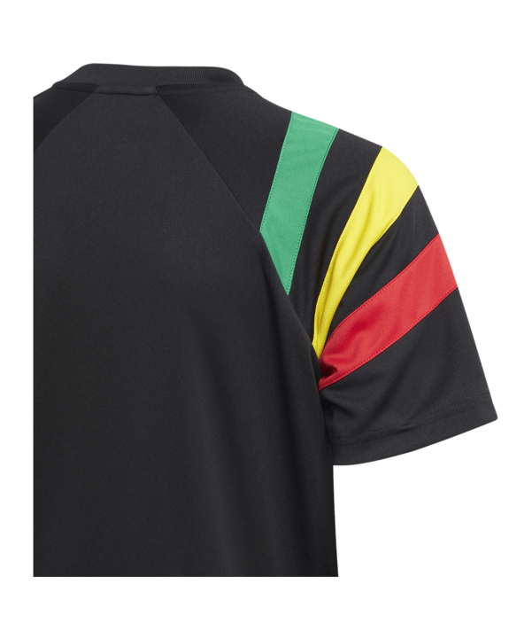 adidas Fortore 23 Trikot Kids Schwarz Grün Gelb - schwarz