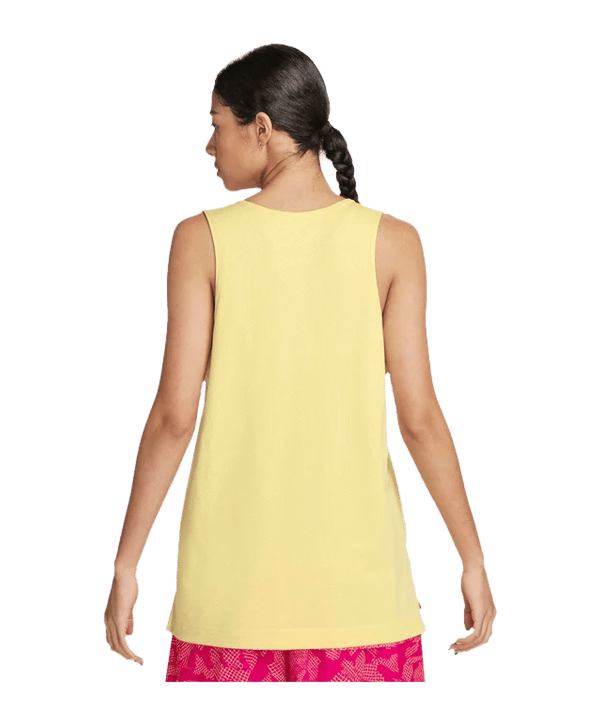 Nike Fly Reversible Basketball Trikot Damen Gelb F739 - gelb