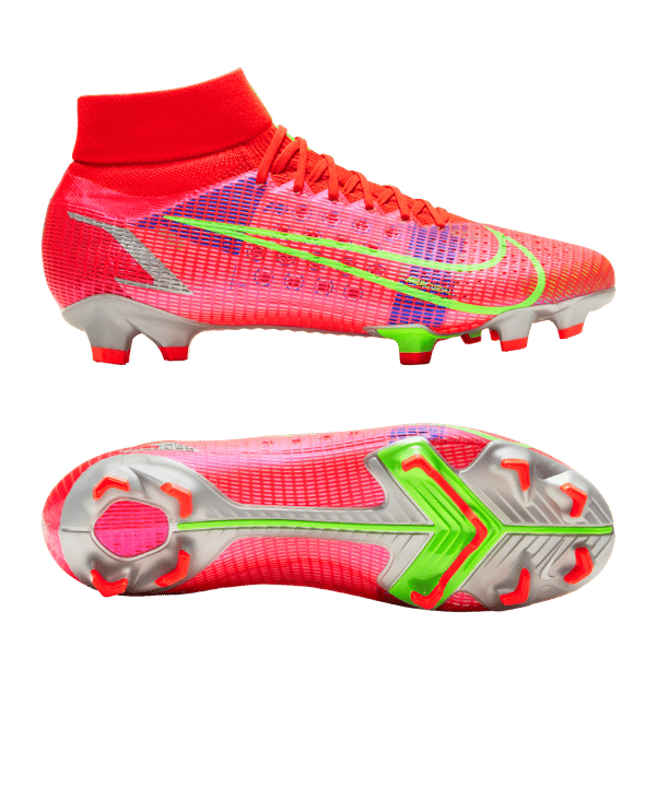 Nike Mercurial Superfly VIII Spectrum Pro FG Rot F600 - rot