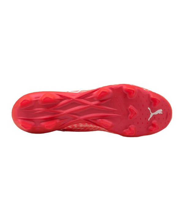 PUMA ULTRA 1.3 Faster Football FG/AG Rot Türkis Weiss F02 - rot