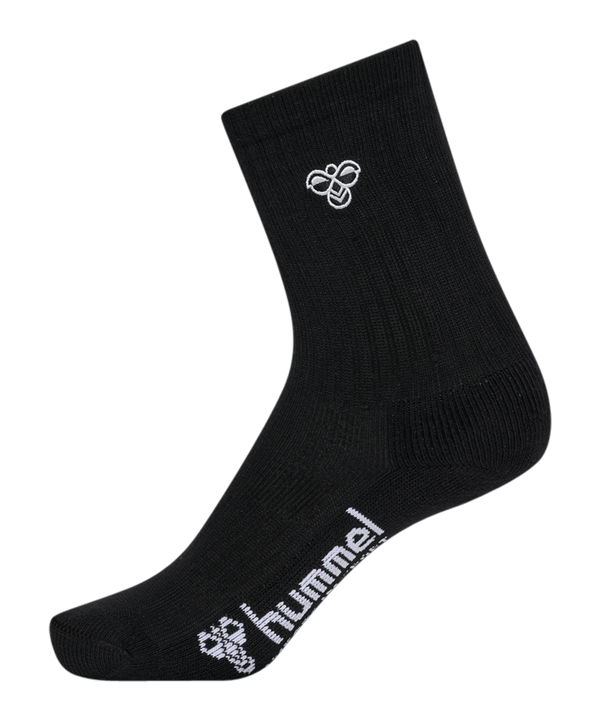 Hummel 3-Pack Bee Socken Kids Schwarz F2001 - schwarz