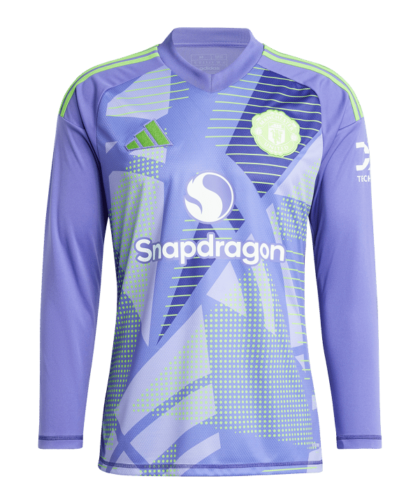 adidas Manchester United Langarm Torwarttrikot 2024/2025 Lila - lila