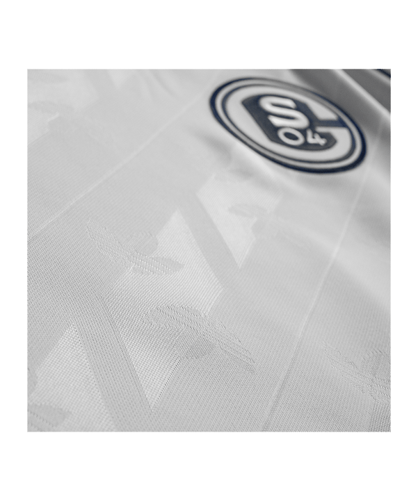 adidas Originals FC Schalke 04 Manica Lunga Bianco - bianco