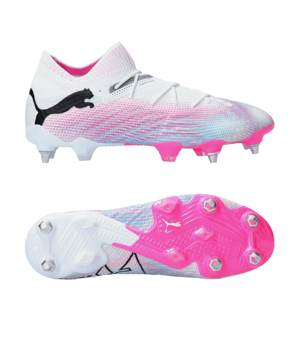 PUMA FUTURE 7 Ultimate MxSG Phenomenal Weiss Schwarz Pink F01 - weiss