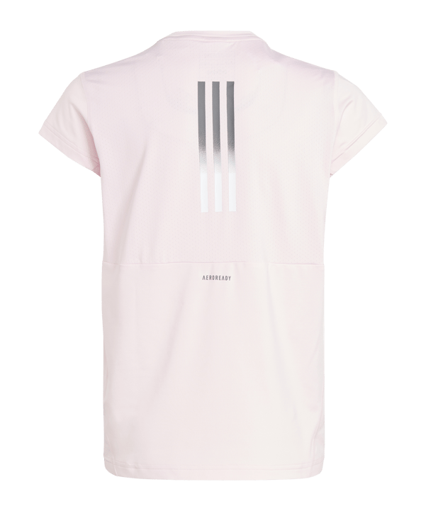adidas Aeroready 3-Stripes T-Shirt Kids Pink - rosa