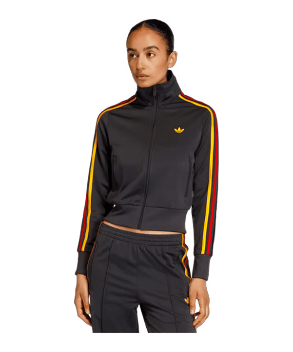 adidas Originals Firebird Classic Track Top Jacke Damen Schwarz - schwarz