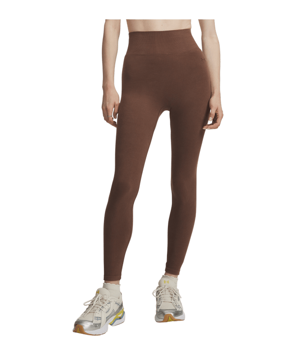 Under Armour Seamless Cotton Leggings Damen Braun F230 - braun