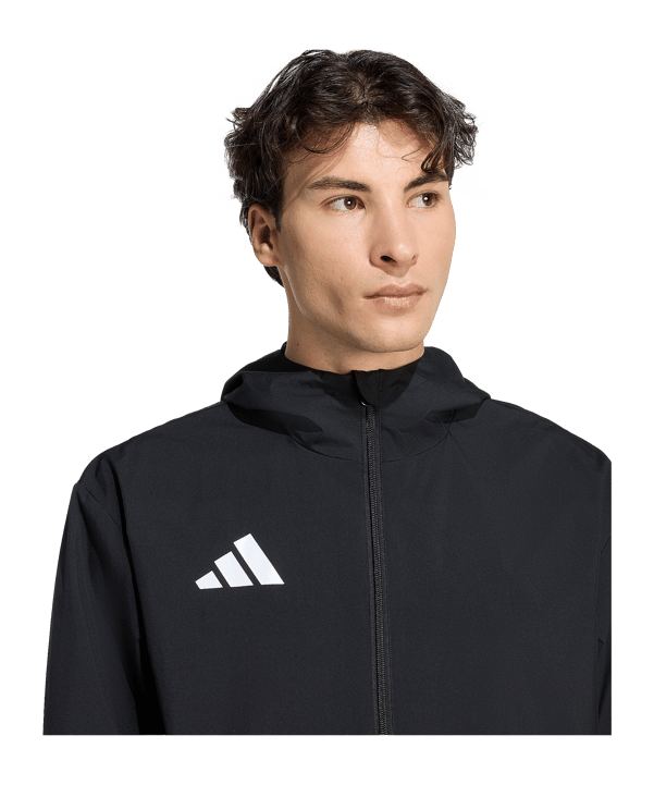 adidas Entrada 26 Regenjacke Schwarz - schwarz