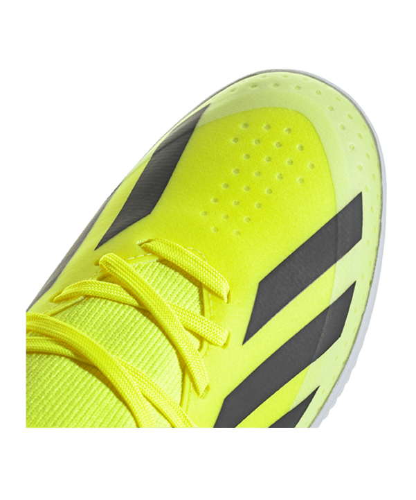 adidas X Crazyfast League IN Halle Solar Energy Kids Gelb Schwarz Weiss - gelb