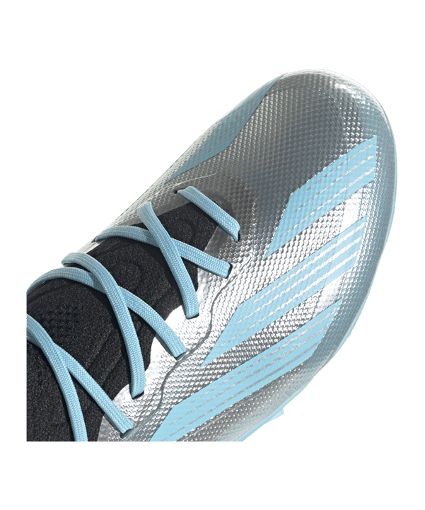 adidas X Crazyfast.1 FG Messi Infinito Kids Silber Blau Schwarz - silber