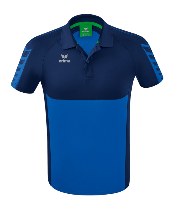 Erima Six Wings Poloshirt Blau - blau