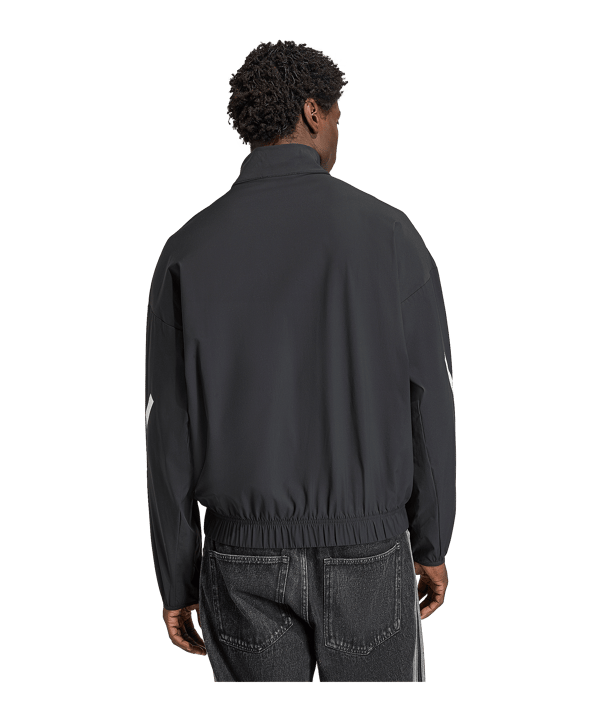 adidas Manchester United Anthem Jacke Schwarz - schwarz