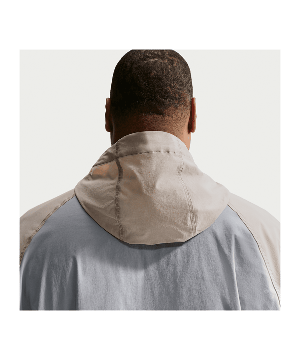 Nike Dri-Fit Tech Woven Windjacke Grau F012 - grau