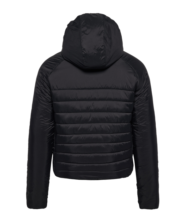 Hummel hmlGO Quilted Kapuzenjacke Schwarz F2001 - schwarz