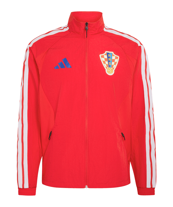 adidas Kroatien Anthem Jacke Rot - rot
