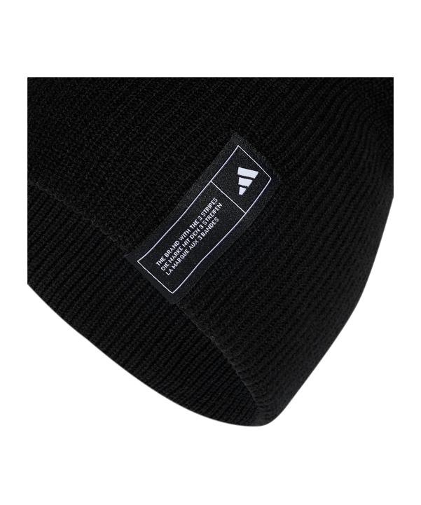 adidas Essentials Beanie Schwarz - schwarz
