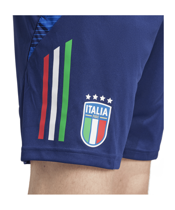 adidas Italien Trainingsshort EM 2024 Blau - blau