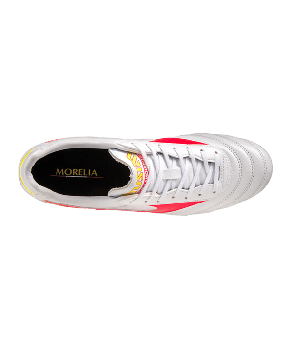 Mizuno Morelia II Pro FG Release Weiss Rot Gelb F6 - weiss