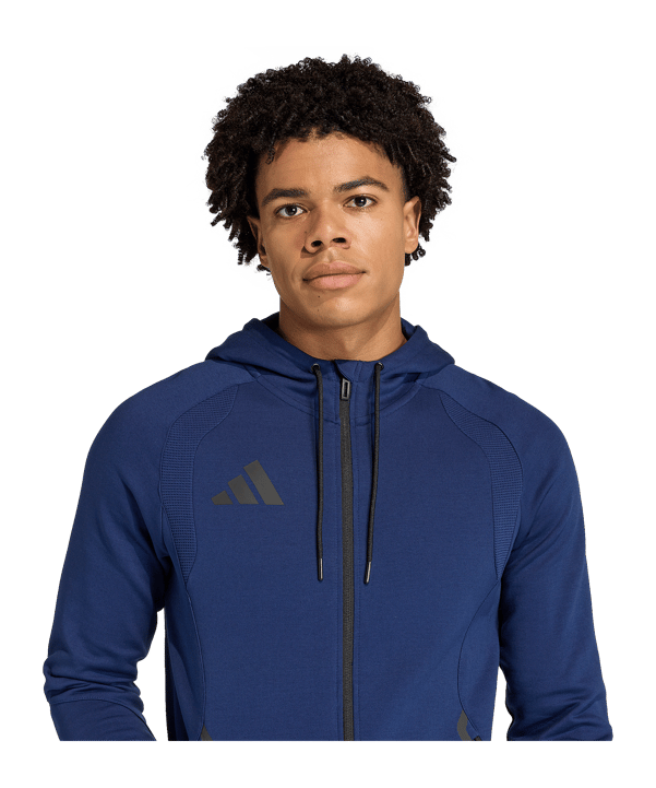 adidas Tiro Travel Hoody Dunkelblau