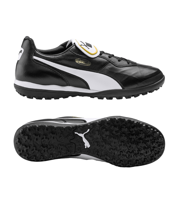 PUMA KING Top TT Turf zwart wit F01 - zwart