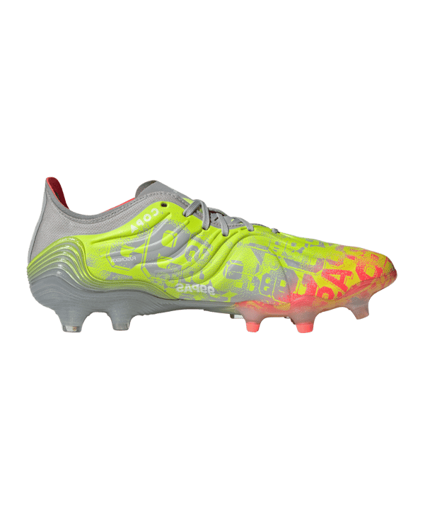 adidas COPA SENSE.1 FG NumbersUp Grau Gelb Rot - grau