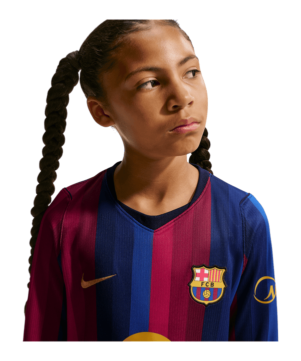 Nike FC Barcelone Maillot à manches longues Home 2026/2027 Enfants Rouge C623 - rouge