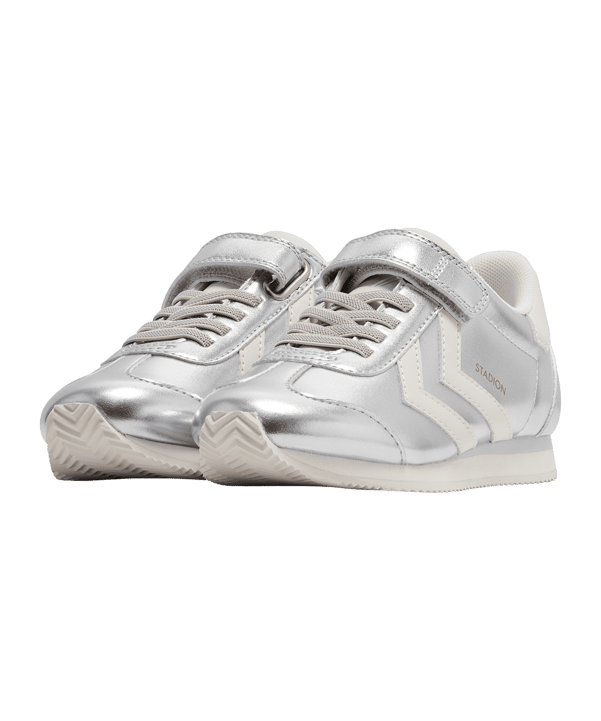 Hummel Stadion Metallic Kids Grau F1508 - grau