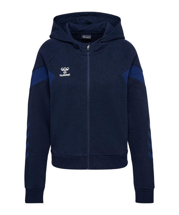 Hummel TRAVEL Kapuzenjacke Damen Blau F7026 - blau