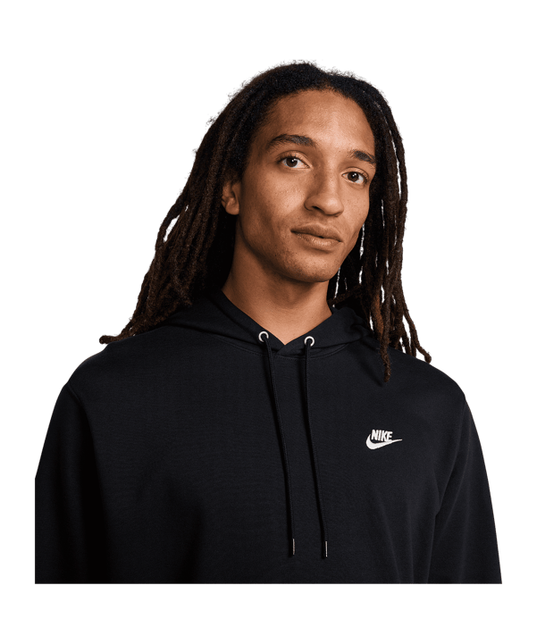 Nike Club Hoody Schwarz F010 - schwarz