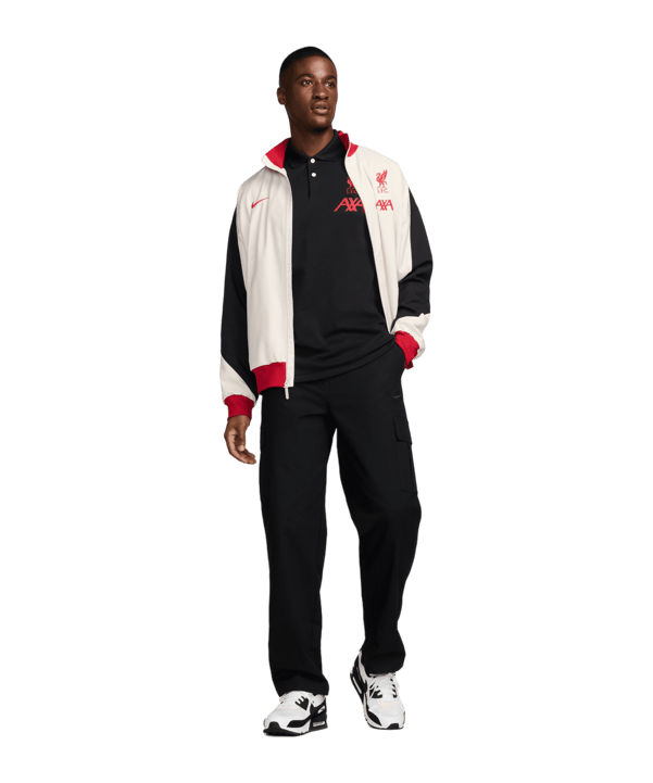 Nike FC Liverpool Polo Shirt Schwarz F011 - grau