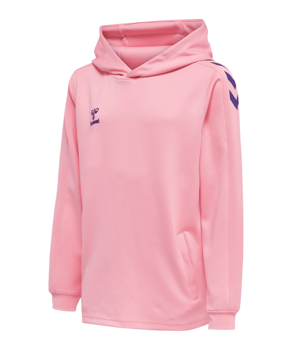 Hummel hmlCORE XK Sweat Hoody Kids Pink F3257 - pink