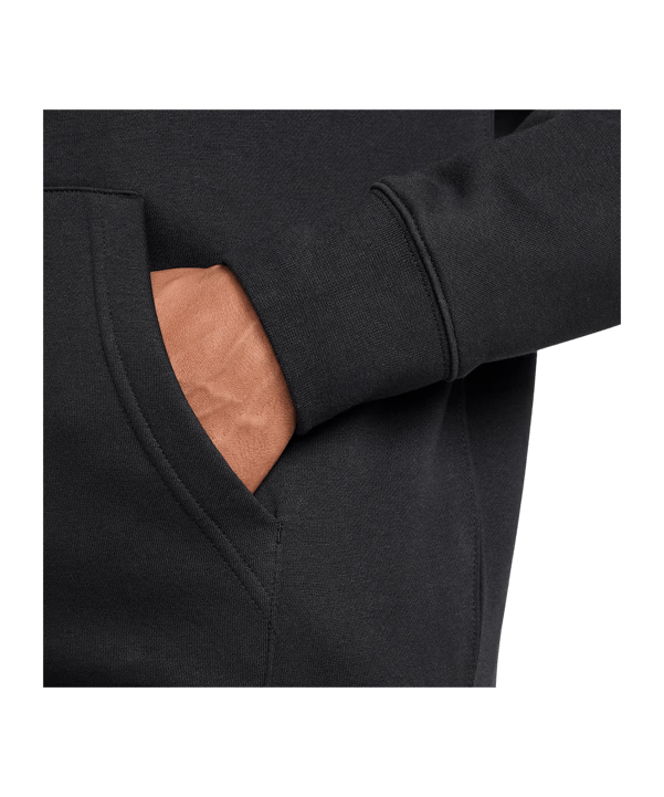 Nike Club Fleece Kapuzenjacke Schwarz F010 - schwarz