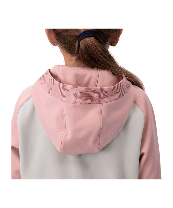 JAKO Icon Kapuzenjacke Kids Grau Pink F851 - grau