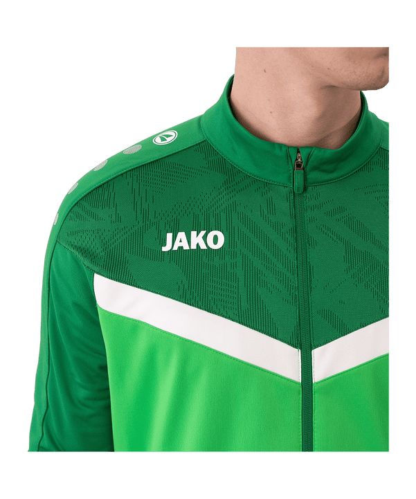 JAKO Iconic Polyester Jacke Grün F222 - gruen