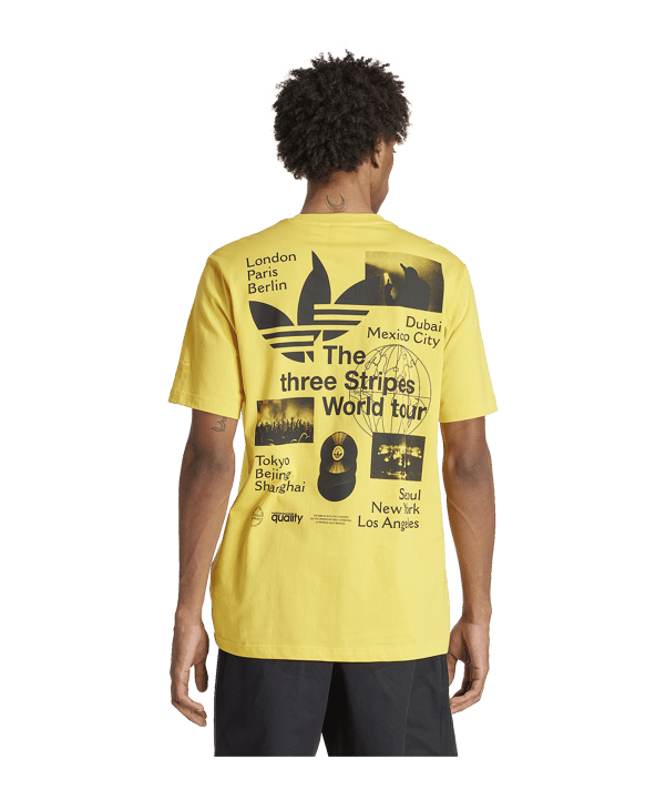 adidas Originals BT Graphic T-Shirt Gold - gold